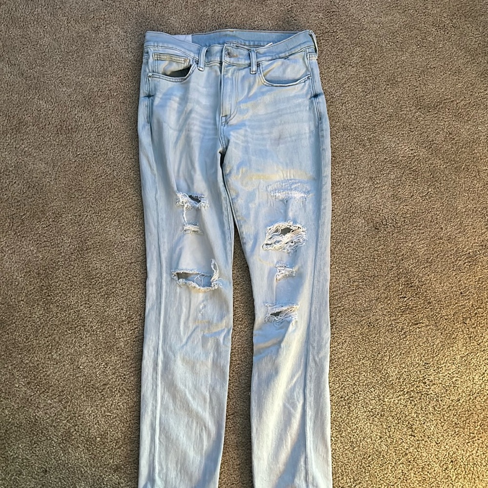 H&M ripped skinny jeans